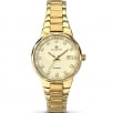 Accurist Champagne Dial Gold Bracelet Ladies Watch 8015