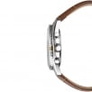 Accurist Chronograph Black Dial Brown Leather Strap Gents Watch 7142