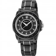 Breil Mantalite black dial resin strap Ladies watch TW0837