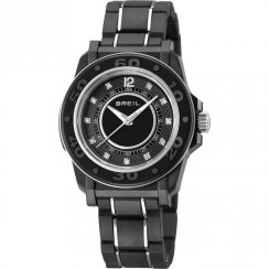 Breil Mantalite black dial resin strap Ladies watch TW0837