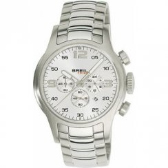 Breil Tribe black dial chronograph stainless steel bracelet Mens watch TW0373