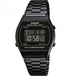 Casio Collection Digital Chronograph Black Bracelet Unisex Watch B640WB-1BEF