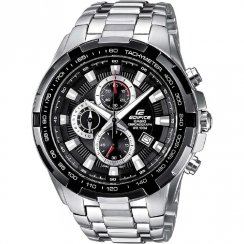 Casio Edifice Chronograph Black Dial Stainless Steel Bracelet Mens Watch EF-539D-1AVEF