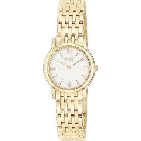 Citizen Stiletto white dial stainless steel bracelet Ladies watch EG3042-54A