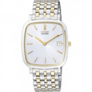 Citizen  white dial stainless steel bracelet Mens watch AU1014-59A