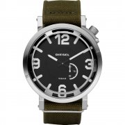 Diesel  black dial fabric strap Mens watch DZ1470