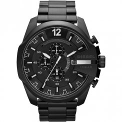 Diesel Chief black dial chronograph stainless steel bracelet Mens watch DZ4283