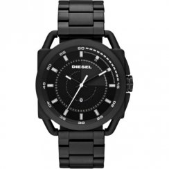 Diesel Descender black dial stainless steel bracelet Mens watch DZ1580