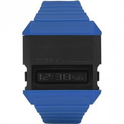 Diesel Digital black dial chronograph rubber strap Mens watch DZ7199