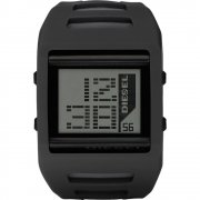 Diesel Digital black dial chronograph rubber strap Mens watch DZ7225