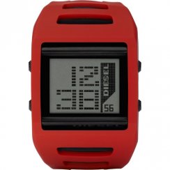 Diesel Digital black dial chronograph rubber strap Mens watch DZ7226