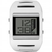 Diesel Digital lcd dial chronograph rubber strap Mens watch DZ7224