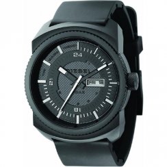 Diesel F-Stop Black Dial Rubber Strap Mens Watch DZ1262