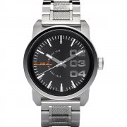 Diesel Franchise black dial stainless steel bracelet Mens watch DZ1370