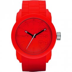 Diesel Franchise red dial rubber strap Mens watch DZ1440