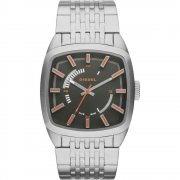Diesel Scalped black dial stainless steel bracelet Mens watch DZ1588