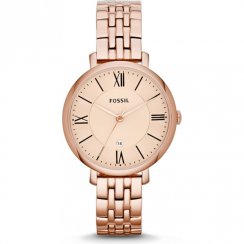Fossil Jacqueline rose gold dial stainless steel bracelet Ladies watch ES3435