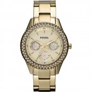 Fossil Stella champagne dial stainless steel bracelet Ladies watch ES3101
