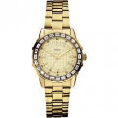 Guess Girly B gold dial stainless steel bracelet Ladies watch W0018L2