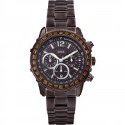 Guess Lady B brown dial chronograph stainless steel bracelet Ladies watch W0016L4