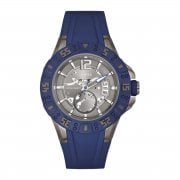 Guess Magnum grey dial rubber strap Mens watch W0034G6