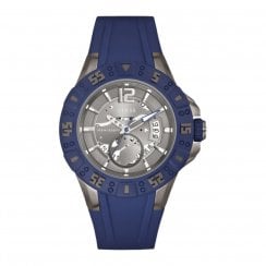Guess Magnum grey dial rubber strap Mens watch W0034G6