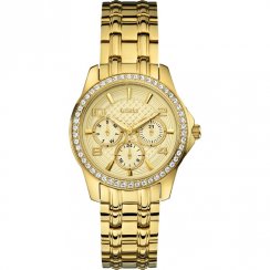 Guess Mini Exec gold dial stainless steel bracelet Ladies watch W0403L2