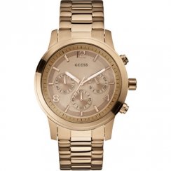 Guess Spectrum rose gold dial chronograph stainless steel bracelet Ladies watch W17004L1