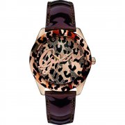 Guess Temptress multi coloured dial leather strap Ladies watch W0455L3