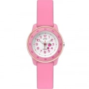 Limit Active Kids White Dial Pink Silicon Strap Girls Watch 6248