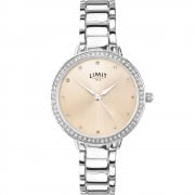 Limit Champagne Dial Chrome Bracelet Ladies Watch 60020