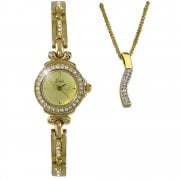 Limit  champagne dial stainless steel bracelet Ladies watch 6638G
