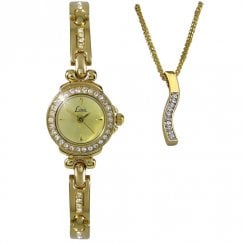 Limit  champagne dial stainless steel bracelet Ladies watch 6638G