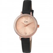 Limit Classic rose gold dial upper leather strap Ladies watch 6091