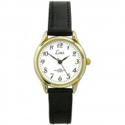 Limit Classic White Dial Black polyurethane Strap Ladies Watch 6141