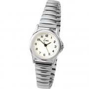 Limit Classic White Dial Stainless Steel Expander Ladies Watch 6999