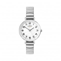 Limit Ladies Mother of Pearl Dial Silver Expander Bracelet Wristwatch 60062