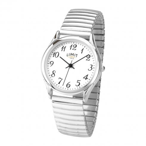 Limit Ladies Polished Chrome Expander Wristwatch 5899