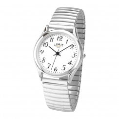 Limit Ladies Polished Chrome Expander Wristwatch 5899