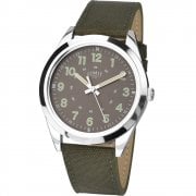Limit Military Grey Dial Khaki Green Nylon Strap Gents Watch 5951