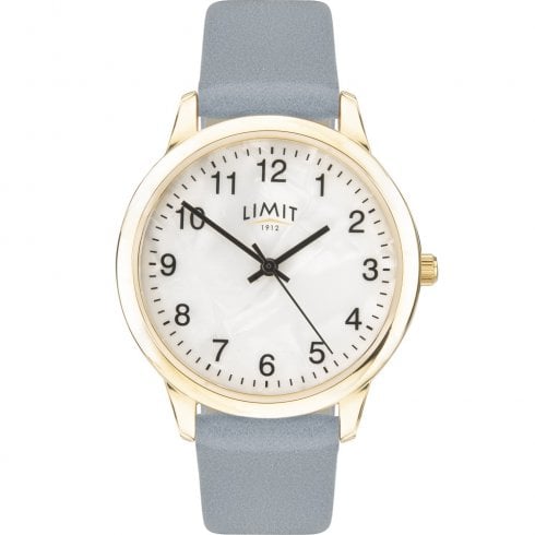 Limit Mother of Pearl Dial Light Blue Strap Ladies Watch 60009
