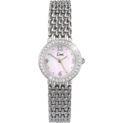 Limit Mother of pearl dial stainless steel bracelet Ladies watch 6746