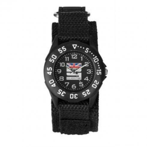 Limit Racer Boys Black Fabric Wristwatch Silverstone Edition 5005