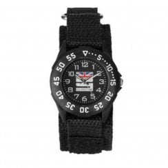 Limit Racer Boys Black Fabric Wristwatch Silverstone Edition 5005