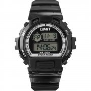 Limit Racing black dial chronograph resin strap Mens watch 6970