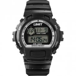 Limit Racing black dial chronograph resin strap Mens watch 6970
