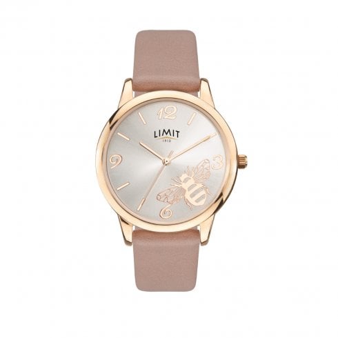 Limit Secret Garden Bumble Bee Pink Strap Ladies Watch 60026