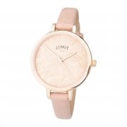 Limit Secret Garden Rose Gold Dial Nude Strap Ladies Watch 60014