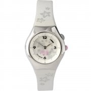 Limit Spinning Disc White Dial White Resin Strap Children Watch 6678