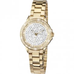 Limit Stone Set Dial Gold Bracelet Ladies Watch 6057